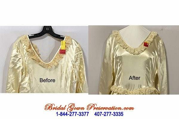 70 Year Wedding Gown Restored