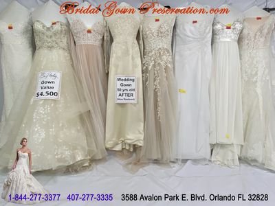 Wedding Gown Cleaning, Preservation and Restoration