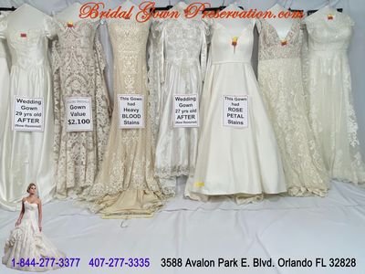 Wedding Gown Cleaning, Preservation and Restoration