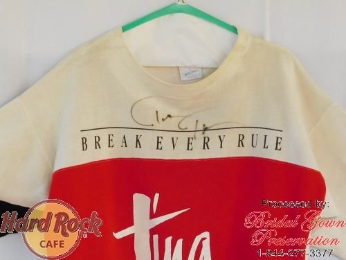 Hard Rock Cafe-Tina Turner Sweatshirt-Restored with autogrraph